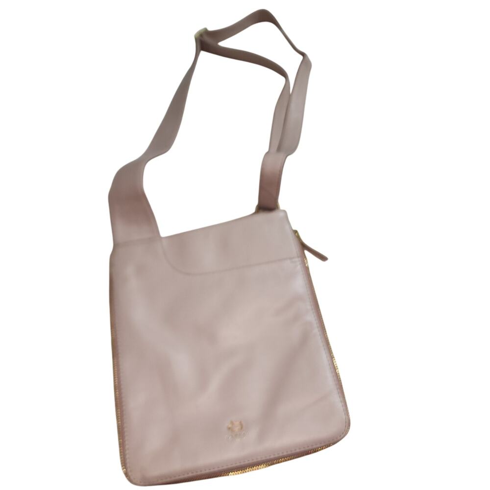 RADLEY LONDON EUC LEATHER CROSSBODY MESSENGER BAG
